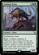 Axebane Ferox (PPMKM-153) [Promo Pack: Murders at Karlov Manor Promos]