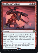 Red Sun's Twilight (PRE-145) [Phyrexia: All Will Be One Promos] Foil