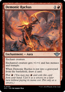 Demonic Ruckus (OTJ-120) [Outlaws of Thunder Junction] Foil
