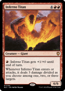 Inferno Titan (BLC-198) [Bloomburrow Commander]