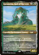 Karametra, God of Harvests (Foil Etched) (CMR-522) [Commander Legends] Etched Foil