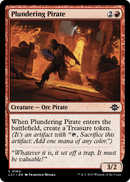 Plundering Pirate (LCI-160) [The Lost Caverns of Ixalan] Foil