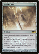 Staff of Nin (LARP-217) [Magic 2013 Promos] Foil