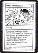 Who's That Praetor? [Mystery Booster 2]