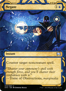 Negate (STA-018) (Showcase) (Borderless) [Strixhaven Mystical Archive] Etched Foil