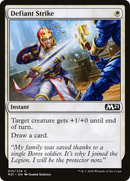 Defiant Strike (M21-015) [Core Set 2021] Foil