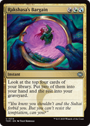 Rakshasa's Bargain (TDM-214) [Tarkir: Dragonstorm] Foil