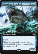 Voracious Greatshark (IKO-320) (Extended Art) [Ikoria: Lair of Behemoths] Foil