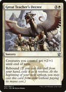 Great Teacher's Decree (DTK-021) [Dragons of Tarkir]