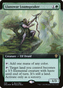 Llanowar Loamspeaker (BABP-428) (Extended Art) [Dominaria United] Foil