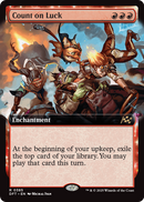 Count on Luck (Extended Art) (DFT-385) [Aetherdrift] Foil