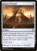 Sunset Pyramid (CMR-345) [Commander Legends] Foil