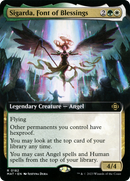Sigarda, Font of Blessings (Extended Art) (MAT-182) [March of the Machine: The Aftermath]