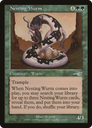 Nesting Wurm (NMS-107) [Nemesis] Foil
