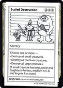 Scaled Destruction (No PW Symbol) (CMB1-012) [Mystery Booster Playtest Cards 2021]
