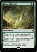 Primeval Bounty (BLC-232) [Bloomburrow Commander]