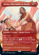 Alesha, Who Smiles at Death (SLD-1007) (Borderless) [Secret Lair Drop] Foil