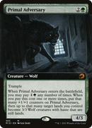 Primal Adversary (Extended Art) (MID-363) [Innistrad: Midnight Hunt] Foil
