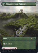 Cragcrown Pathway (Borderless) (SLU-016) (Showcase) (Borderless) [Secret Lair: Ultimate Edition] Foil