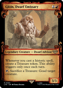 Gloin, Dwarf Emissary (Showcase Scrolls) (LTR-583) [The Lord of the Rings: Tales of Middle-earth] Foil