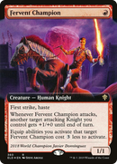 Fervent Champion (Extended Art) (ELD-360) [Throne of Eldraine]