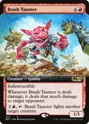 Brash Taunter (Extended Art) (M21-363) [Core Set 2021] Foil