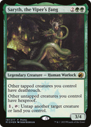 Saryth, the Viper's Fang (MEDIA-197★) [Innistrad: Midnight Hunt Promos] Foil