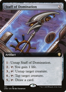 Staff of Domination (CMR-701) (Extended Art) [Commander Legends] Foil