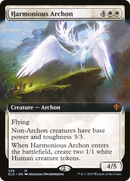 Harmonious Archon (Extended Art) (ELD-338) [Throne of Eldraine] Foil