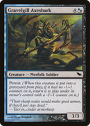 Gravelgill Axeshark (SHM-164) [Shadowmoor] Foil