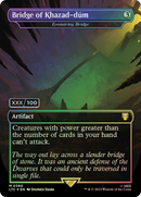 Bridge of Khazad-dum - Ensnaring Bridge (Serial Numbered) (LTC-380) (Borderless) [Tales of Middle-earth Commander] Foil