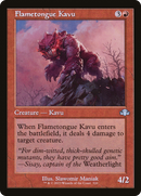 Flametongue Kavu (Retro Frame) (DMR-320) [Dominaria Remastered]