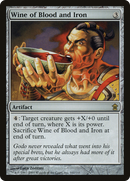 Wine of Blood and Iron (SOK-161) [Saviors of Kamigawa]