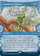 Portent of Calamity (Showcase) (BLB-306) (Borderless) [Bloomburrow] Foil