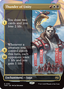 Thunder of Unity (Borderless) (TDM-391) [Tarkir: Dragonstorm] Foil