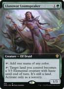 Llanowar Loamspeaker (Extended Art) (DMU-416) [Dominaria United] Foil