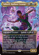 Saheeli, Radiant Creator (Borderless) (DRC-003) [Commander: Aetherdrift]