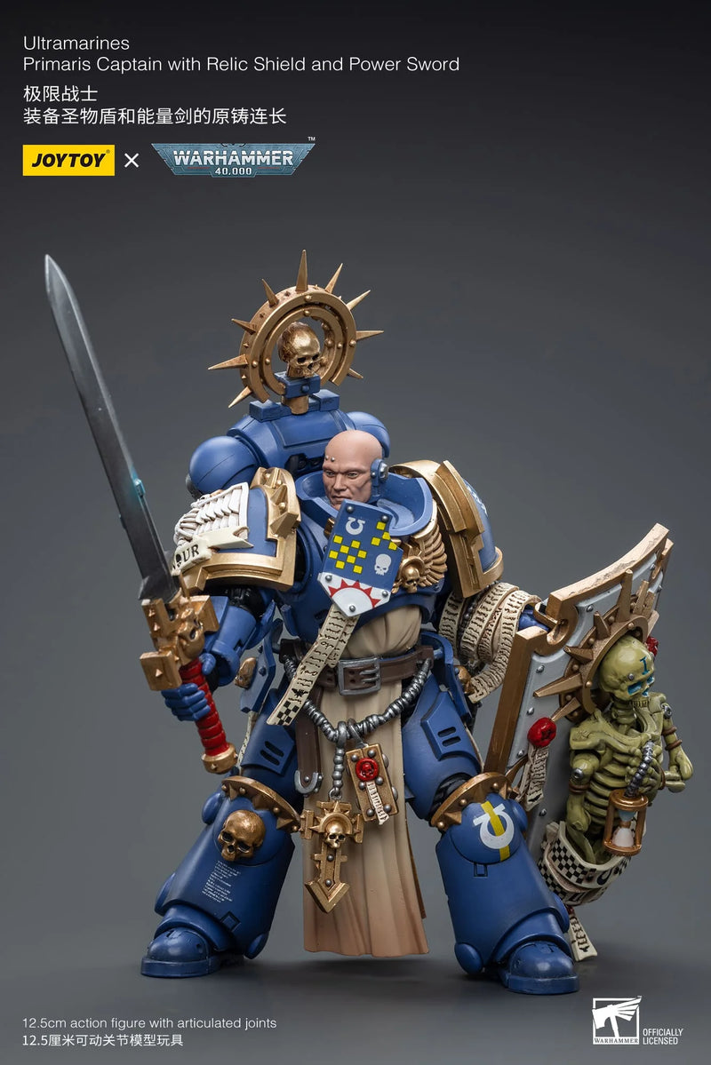 Joytoy: Ultramarines Captain with Relic Shield and Power Sword