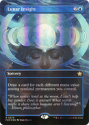 Lunar Insight (Borderless) (Mana Foil) (FDN-378) [Foundations] Foil