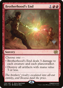 Brotherhood's End (PPBRO-128) [Promo Pack: The Brothers' War Promos] Foil