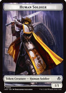Human Soldier (0003) // Clue Double-Sided Token (INR-3 // 22) [Innistrad Remastered]