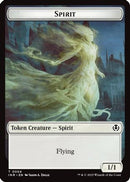 Spirit // Human (0002) Double-Sided Token (INR-2 // 4) [Innistrad Remastered] Foil