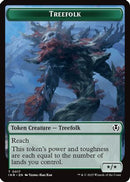 Treefolk // Emblem - Wrenn and Seven Double-Sided Token (INR-17 // 27) [Innistrad Remastered] Foil