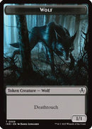 Wolf (0009) // Wolf (0018) Double-Sided Token (INR-9 // 18) [Innistrad Remastered] Foil