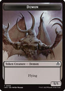 Demon // Human Cleric Double-Sided Token (INR-6 // 19) [Innistrad Remastered] Foil