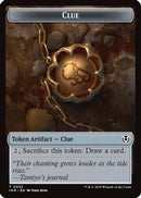 Clue // Eldrazi Horror Double-Sided Token (INR-22 // 1) [Innistrad Remastered]