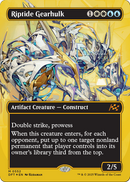 Riptide Gearhulk (Borderless) (First-Place Foil) (DFT-552) [Aetherdrift] Foil