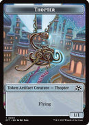 Thopter (0009) // Treasure Double-Sided Token (DFT-9 // 11) [Aetherdrift]