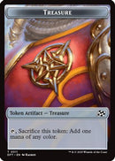 Treasure // Pilot Double-Sided Token (DFT-11 // 1) [Aetherdrift] Foil