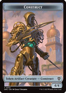 Construct // Golem (0013) Double-Sided Token (DRC-12 // 13) [Commander: Aetherdrift] Foil